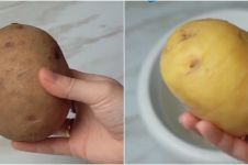 Cara mudah mengupas kulit kentang tanpa alat, lebih cepat dan efektif