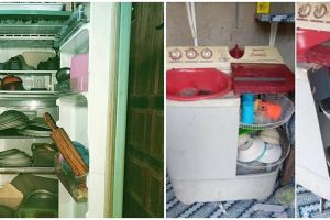 11 Benda pengganti rak piring di dapur ini bikin nggak habis pikir