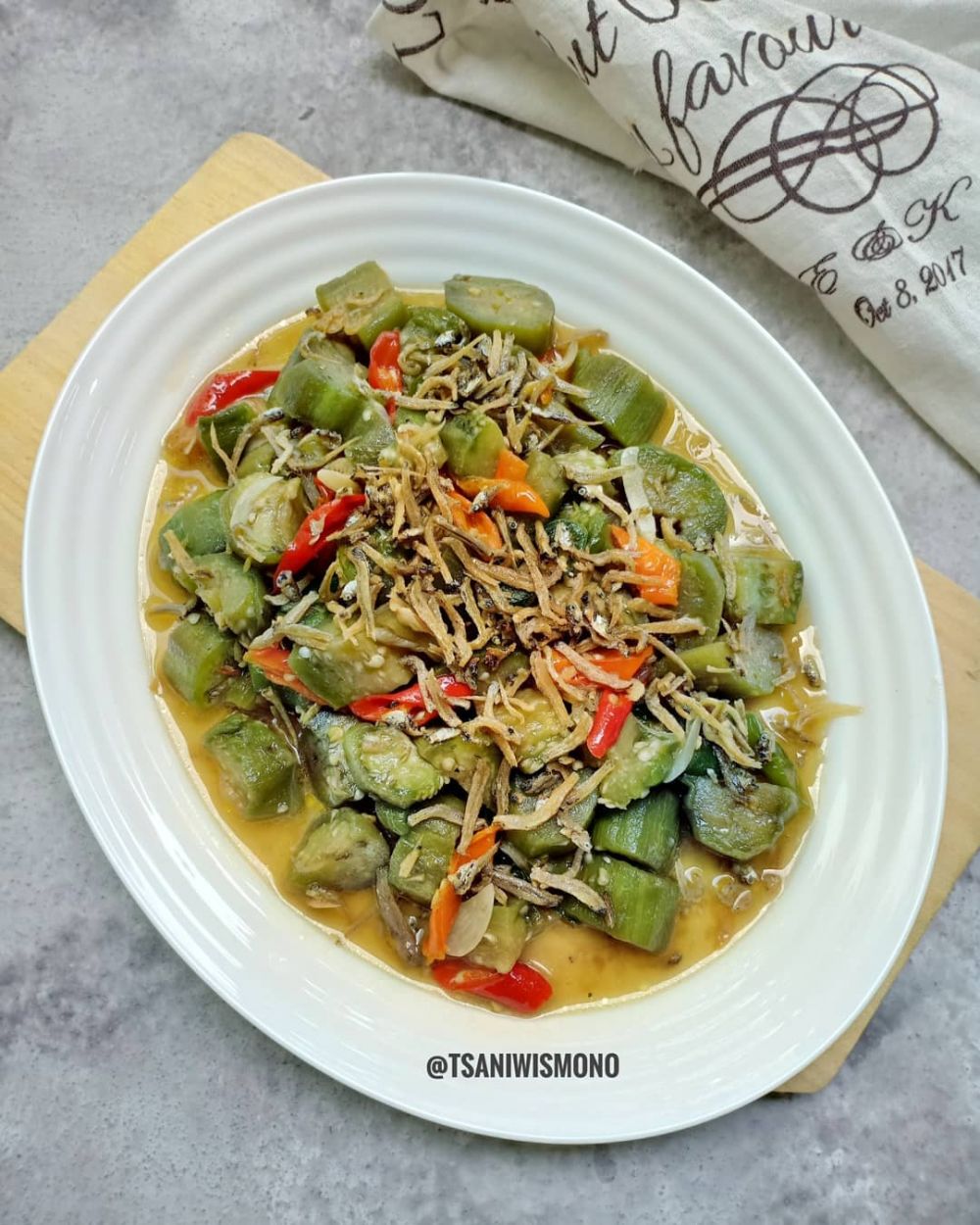 Resep oseng terong ijo teri, sederhana, sedap, dan nikmat