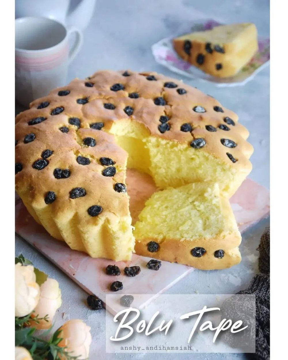 11 Cara membuat kue bolu tape, lezat, lembut dan antigagal