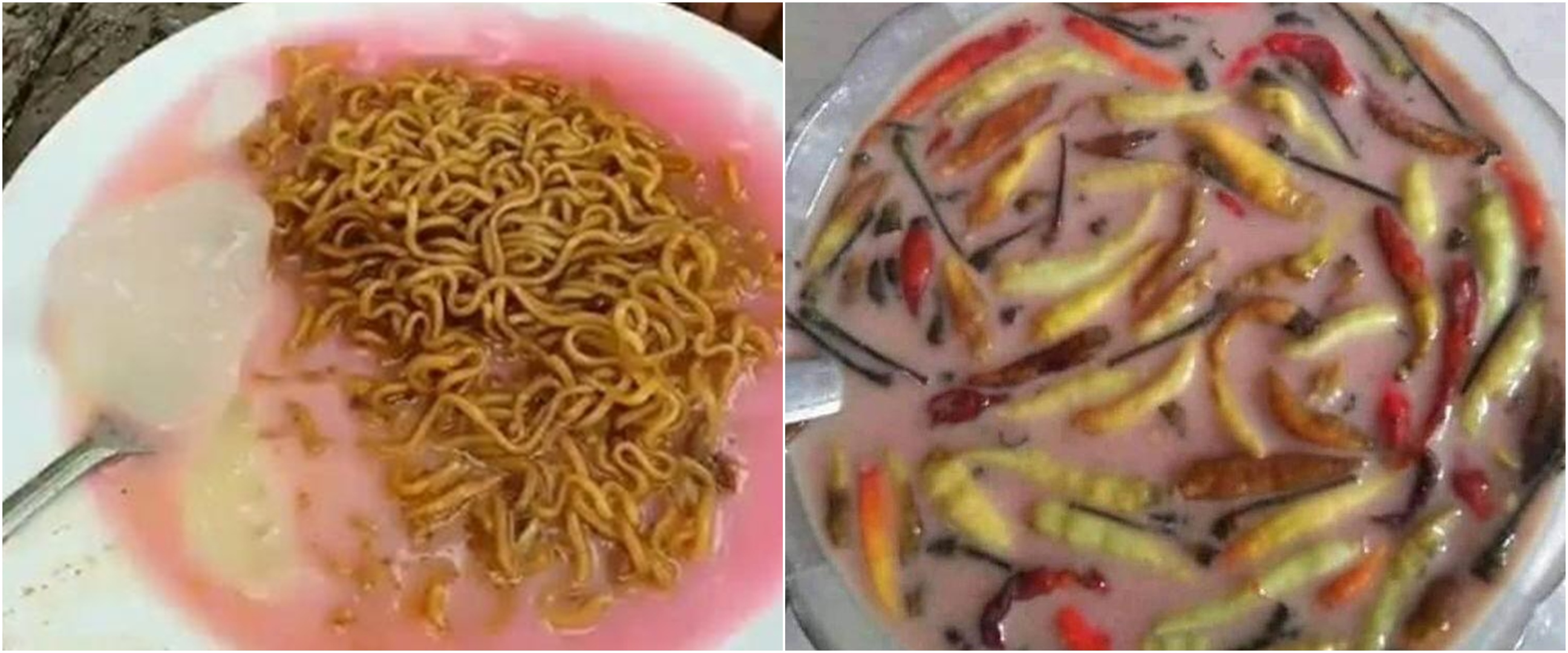 11 Aksi nyeleneh campur makanan dan minuman, nafsu makan auto hilang