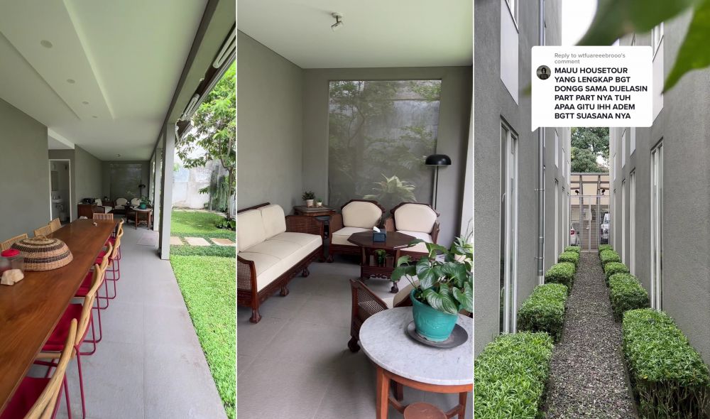 Punya bentuk unik, potret rumah ini bak indekos berdesain modern