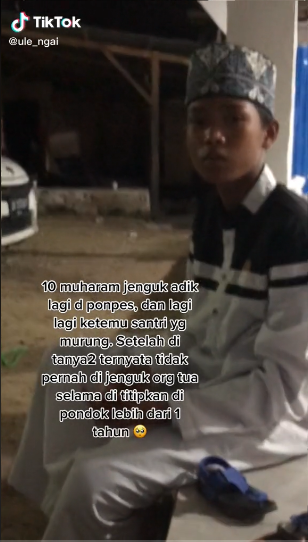 Kisah santri tak pernah dijenguk keluarga selama 1 tahun, bikin nyesek