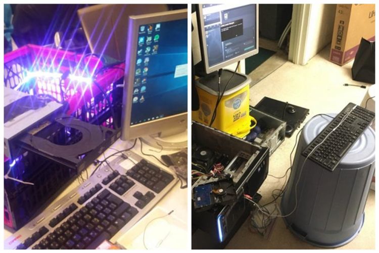 11 Potret unik bikin casing PC dari perabot rumah tangga, bikin heran
