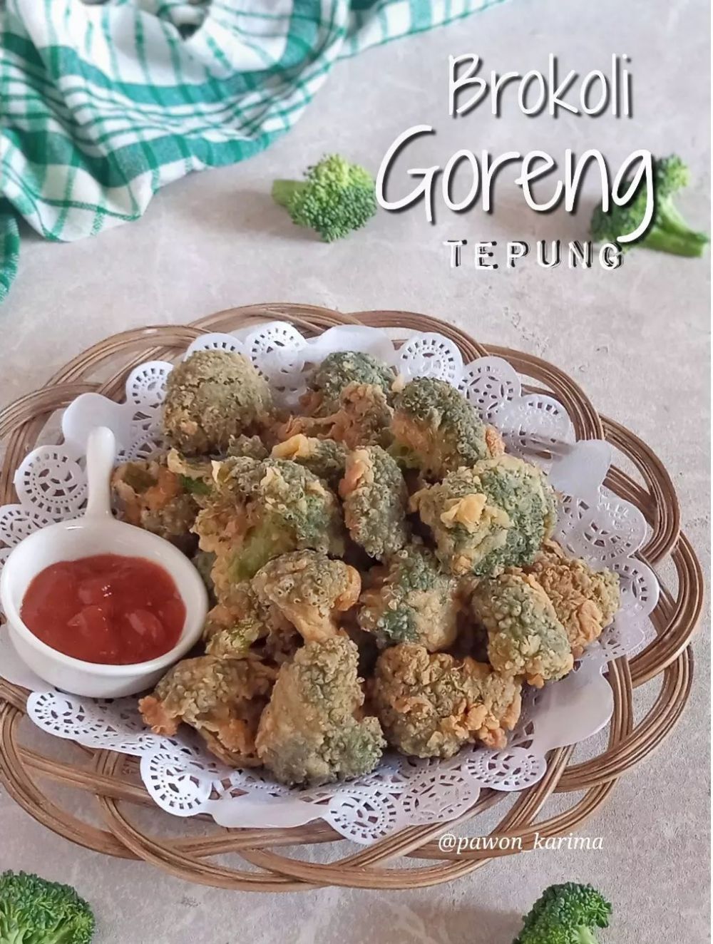 Cara membuat brokoli goreng tepung, cocok jadi lauk hingga camilan