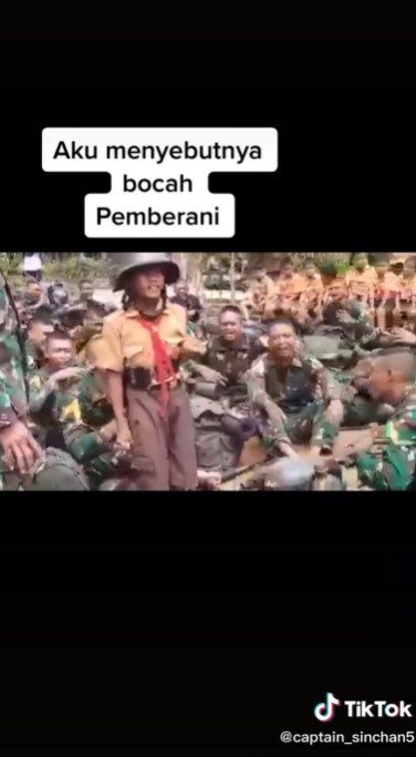 Aksi anak SD percaya diri pimpin yel-yel taruna TNI, tuai pujian