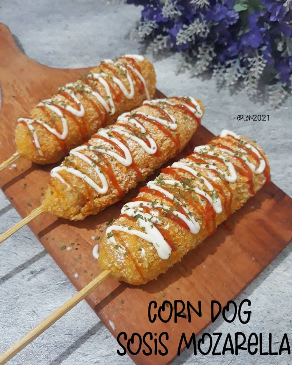 11 Cara membuat corndog sosis, lezat, simpel, dan mudah ditiru