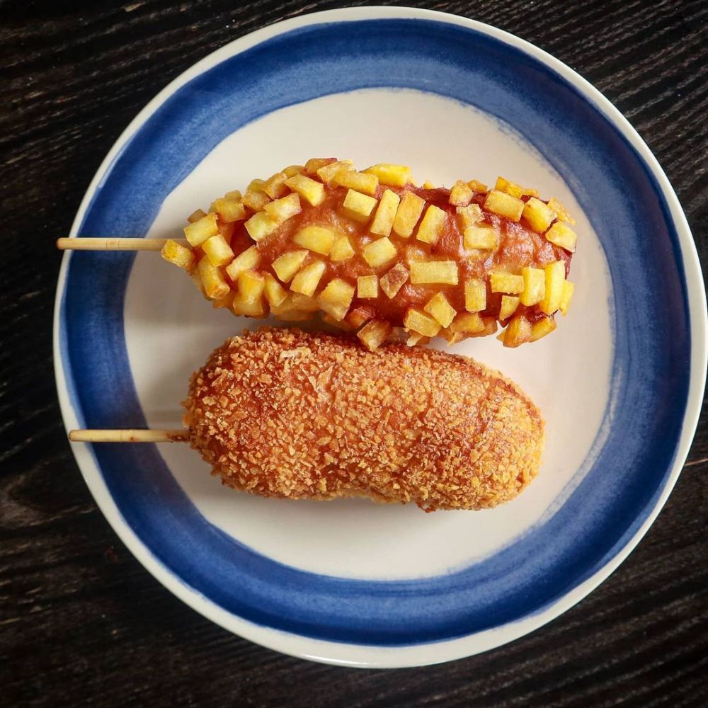11 Cara membuat corndog sosis, lezat, simpel, dan mudah ditiru