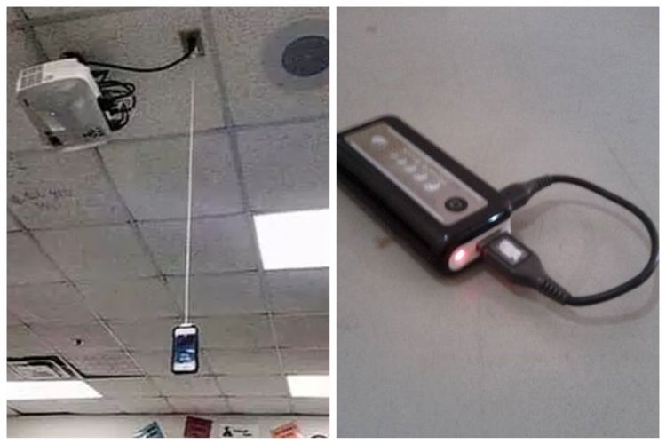 11 Potret kocak saat ngecharge barang elektronik, jangan pernah dicoba