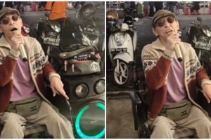 Suara merdu pengamen difabel nyanyi lagu 'Angel Baby', bikin terharu
