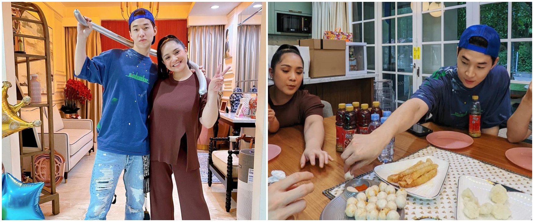 11 Momen Henry Lau main ke rumah Raffi Ahmad, cicipi cimol dan cireng