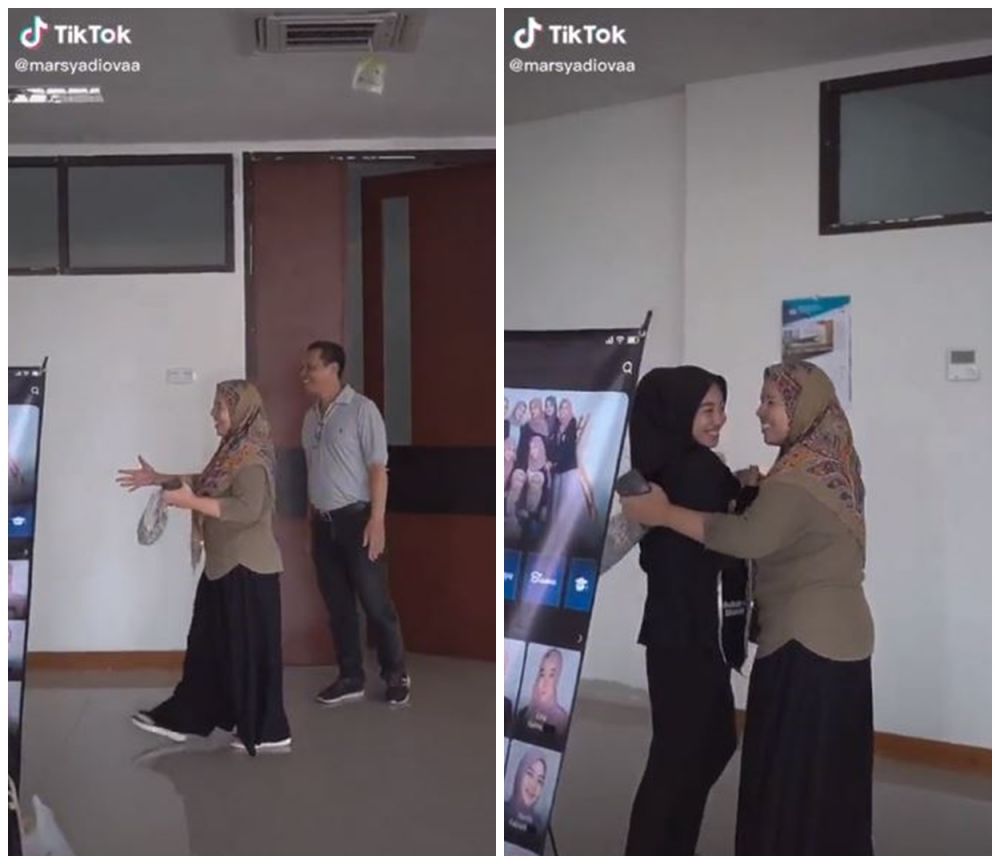 Mahasiswi didatangi orang tua saat sidang skripsi, harunya tiada tara