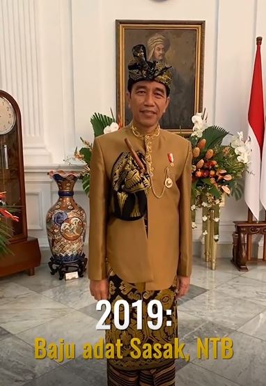 The meaning of Jokowi's traditional clothes on the Indonesian Independence Day Various sources