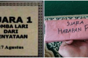 10 Potret lucu hadiah juara lomba 17-an ini bikin nyengir lebar