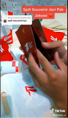 Intip suvenir undangan upacara HUT RI Ke-77 di Istana Negara