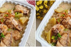 Resep opor ayam kentang, enak, mudah dibuat, dan bikin nagih