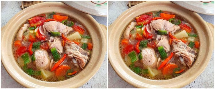 Resep sup ayam ala thai istimewa, enak dan mudah dibuat