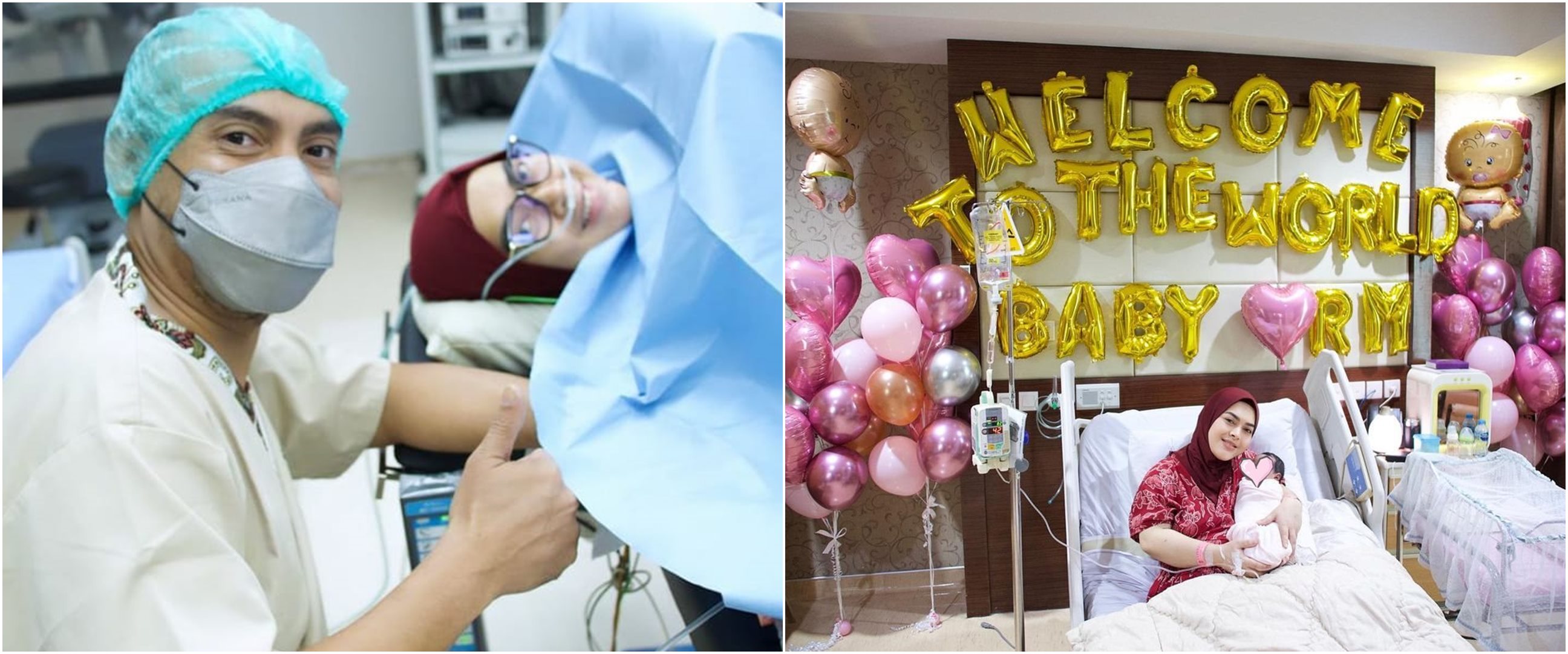 9 Momen Aisyahrani adik Syahrini melahirkan, tepat di hari Kemerdekaan