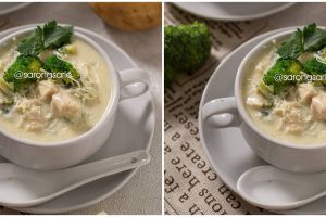 Resep cream soup kentang brokoli, solusi tepat ketika lapar