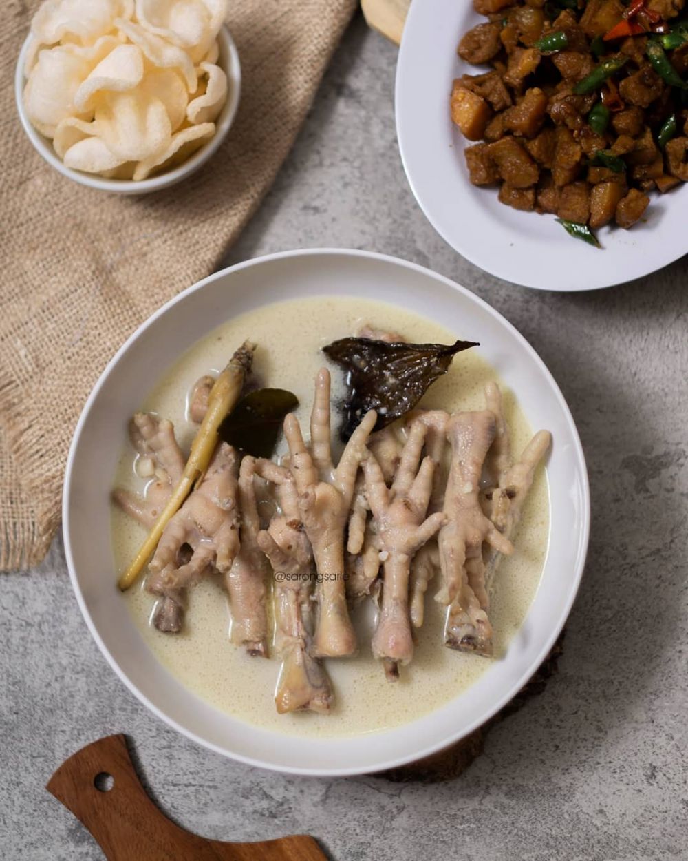 Resep opor ceker ayam, enak, gurih, dan sederhana