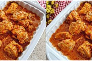 Resep ayam santan pedas, bumbunya nampol dan bikin nambah nasi