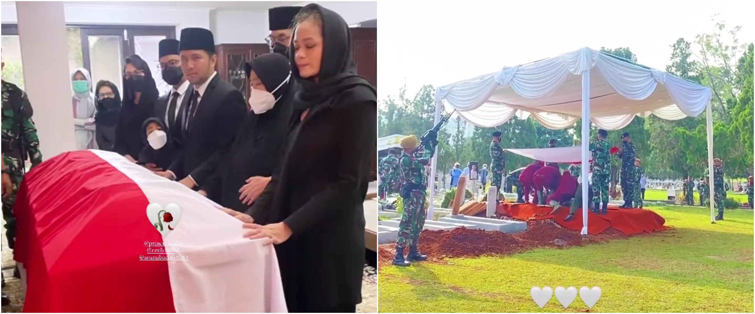 9 Momen pemakaman Hermanto Dardak, Emil ikhlaskan kepergian sang ayah