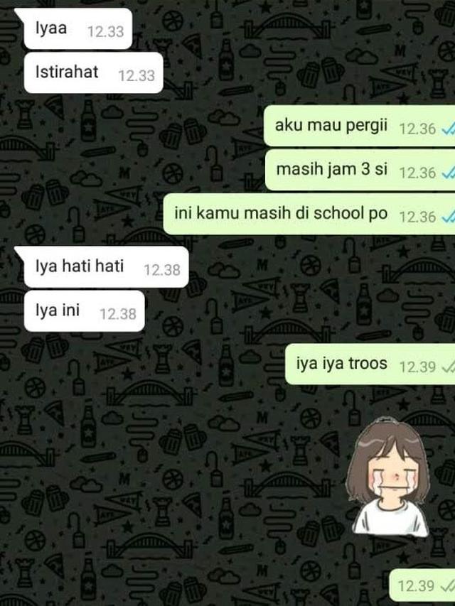 11 Chat lucu pasangan super cuek ini bikin geregetan bacanya