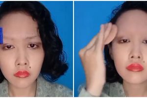 Wanita dandan ala era 30-an sampai babat alis, hasilnya bikin melongo