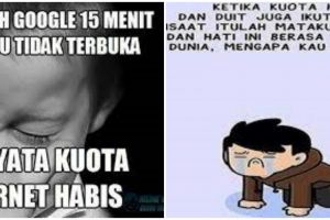 15 Gambaran kocak saat kuota internet habis, bikin nangis di pojokan
