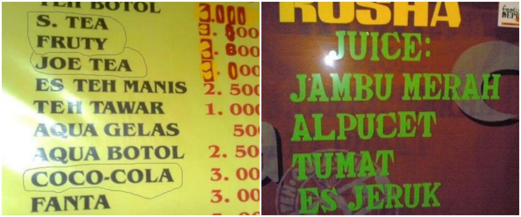 11 Tulisan typo di menu minuman ini bikin mikir keras bacanya