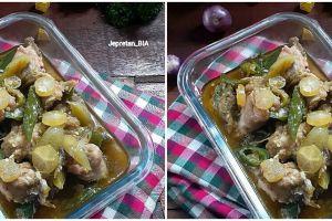 Resep ayam kuah sambal ijo, simpel dan rasanya bikin nagih