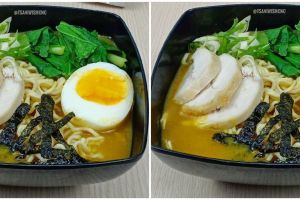 Resep chicken curry ramen, gurih dan lezat
