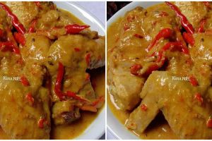 Resep ayam bumbu kuning kuah santan, gurih, lezat, dan bikin nagih