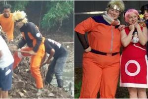 13 Potret cosplay anime Naruto di tempat umum ini bikin senyum lebar
