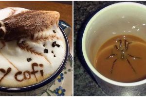 11 Potret lucu segelas kopi ini bikin bingung mau minum