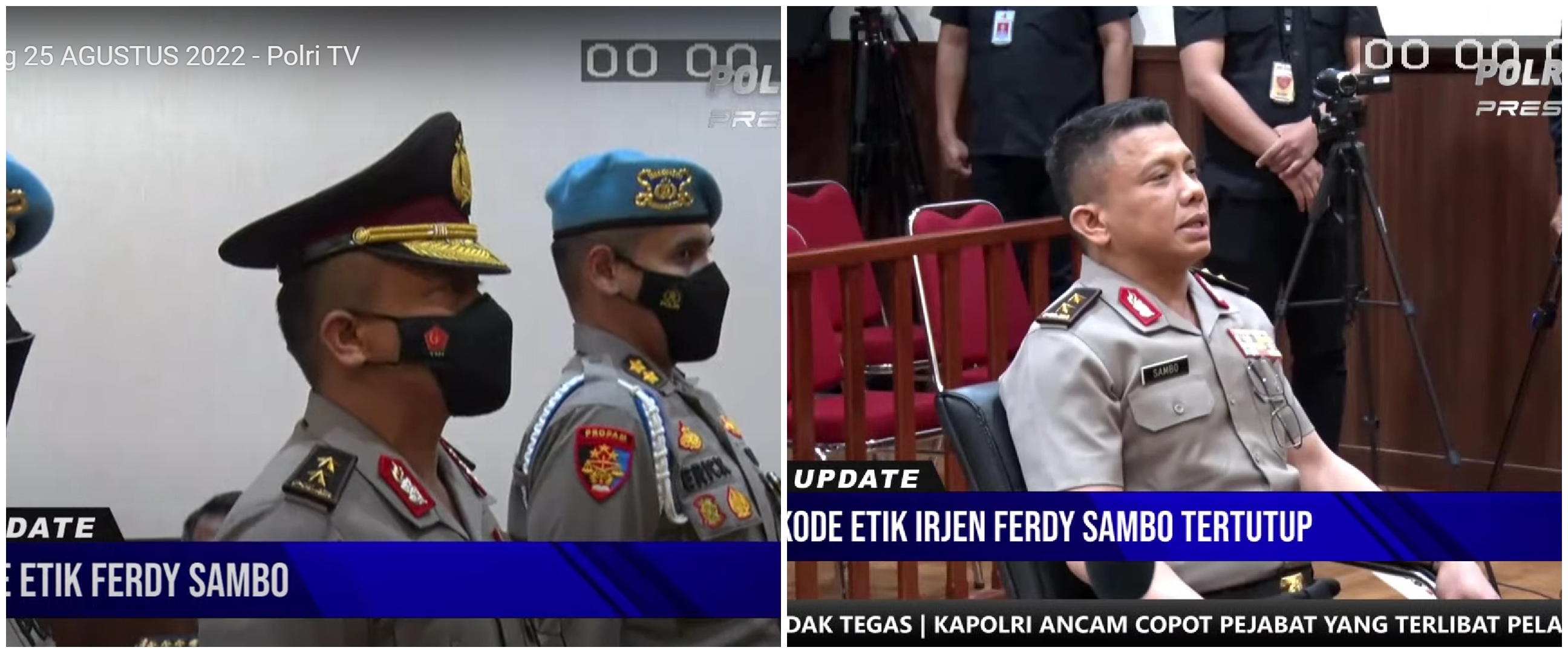 Digelar tertutup, begini penampakan Ferdy Sambo jalani sidang etik