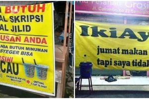 13 Potret spanduk pakai marketing nyebelin ini bikin nyengir lebar