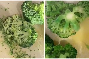 Trik memotong brokoli agar bagian kepala bunganya nggak terbuang
