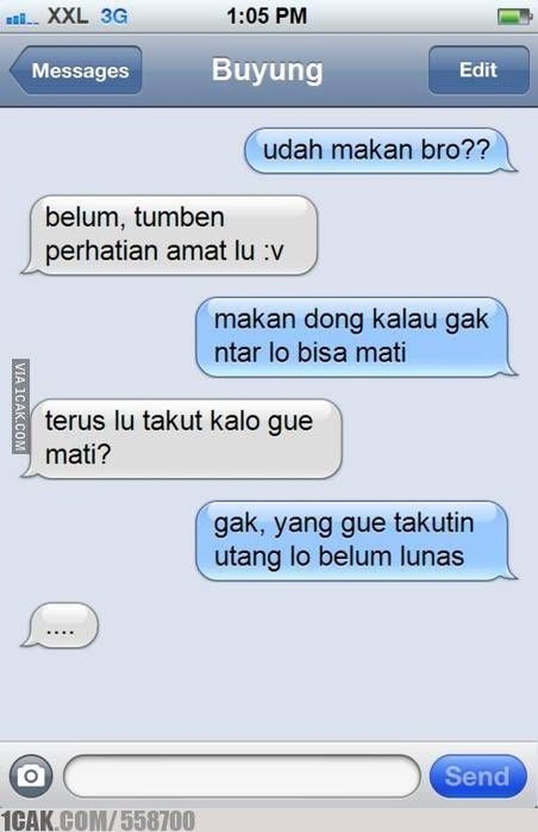 21 Chat lucu nagih utang ke teman ini endingnya bikin emosi