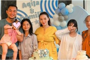 10 Potret kue ultah keluarga Zaskia Gotik, unik bikin tak tega makan