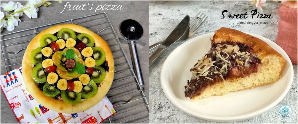 13 Cara membuat pizza manis, camilan lezat dan bikin nagih