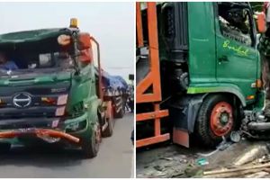 Kecelakaan truk trailer di Bekasi, 10 korban di antaranya siswa SD