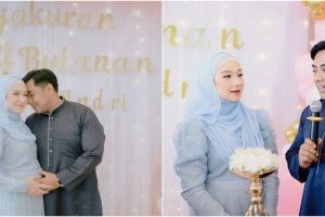 11 Momen tasyakuran Indri Giana hamil kembar, umumkan jenis kelamin