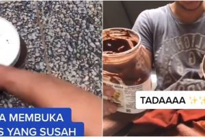 Tak perlu alat khusus, begini cara buka tutup toples yang tersendat