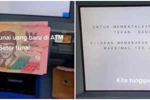 Setor tunai ke ATM pakai uang kertas baru, hasilnya bikin kaget
