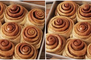Resep simpel bikin cinnamon roll, teksturnya lembut dan enak