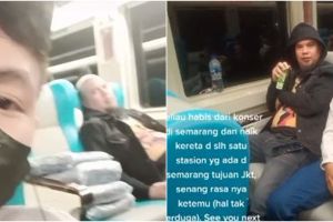 Ketemu Ahmad Dhani di kereta, pria ini lakukan hal tak terduga