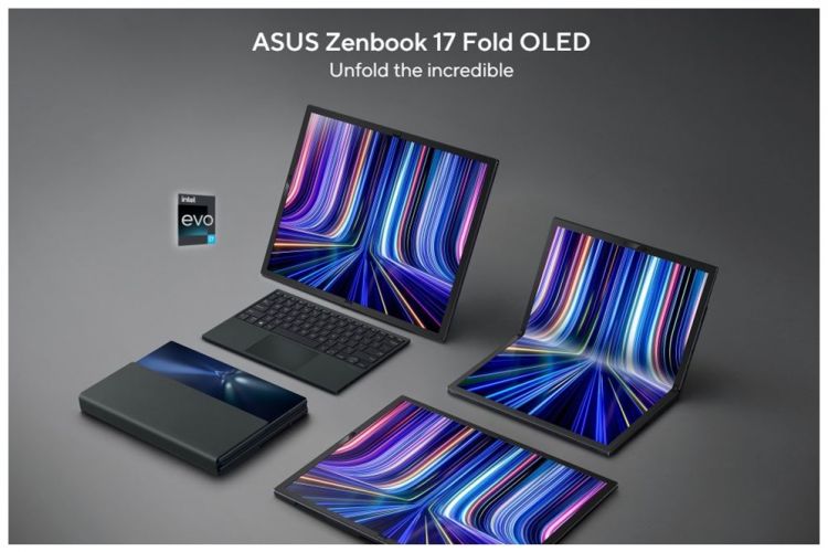 Spesifikasi Asus Zenbook 17 Fold OLED, dibanderol Rp 52 jutaan
