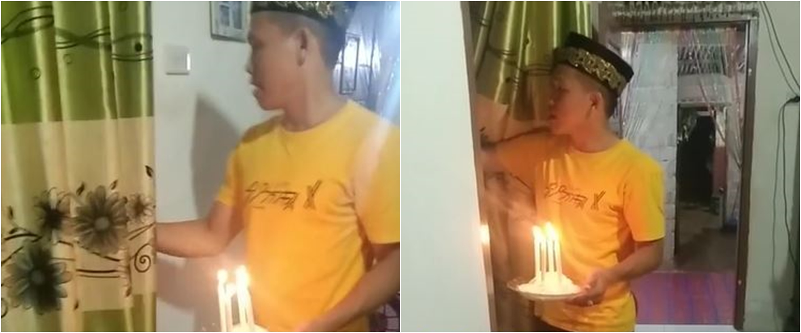 Momen suami beri kejutan ulang tahun sang istri, endingnya tak terduga
