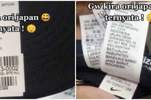 Kagetnya pria ini, beli topi Nike asli di Jepang tapi buatan Indonesia